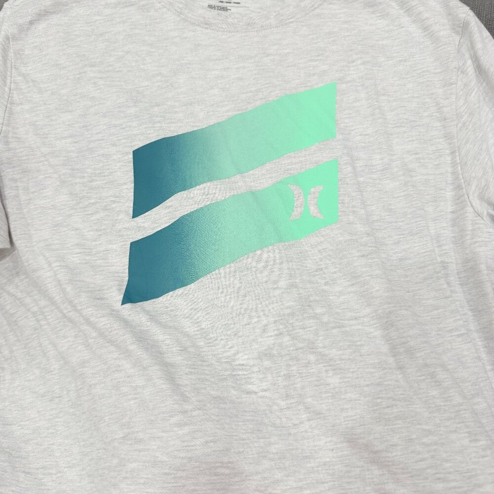 Hurley Mens Premium Icon Slash Gradient Tshirt Size L Box 7
